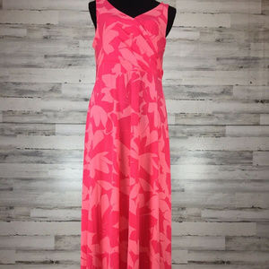 NWT Isaac Mizrahi NY Womens sz 14 Maxi Dress Pink